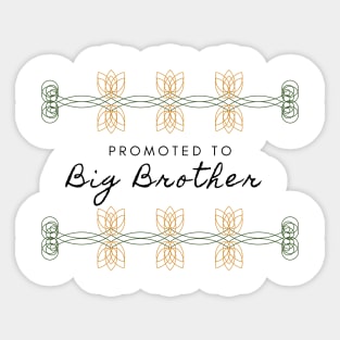 Promoted to Big Brother Sticker